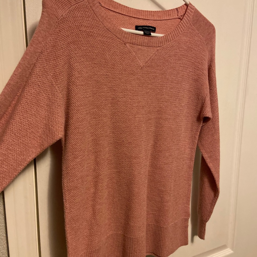 Light Pink American Eagle Crew Sweater
